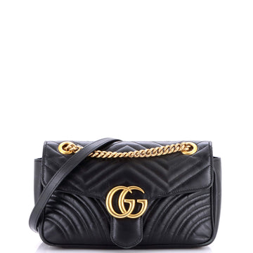 Gucci GG Marmont Flap Bag Matelasse Leather Medium
