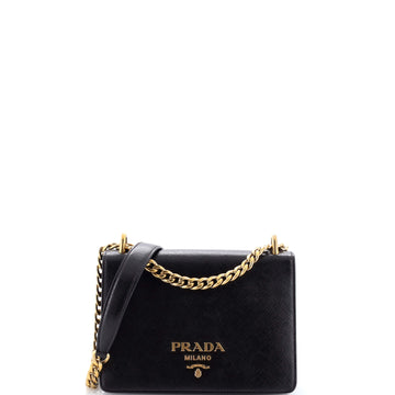 Prada Chain Flap Bag Saffiano Leather Small