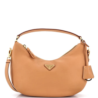 Prada Arque Convertible Shoulder Bag Leather