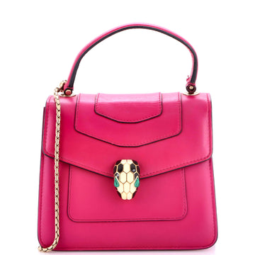 Bvlgari Serpenti Forever Top Handle Bag Leather Medium