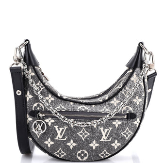 Louis Vuitton Loop Handbag Monogram Jacquard Denim