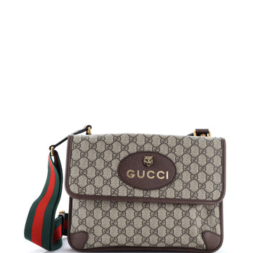 Gucci Neo Vintage Flap Messenger GG Coated Canvas Medium