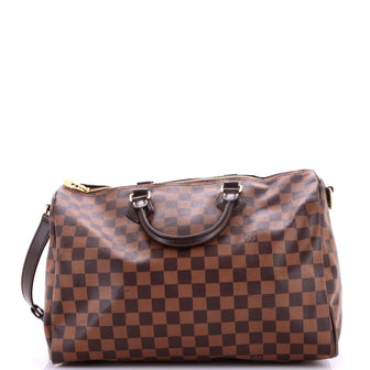 Louis Vuitton Speedy Bandouliere Bag Damier 35