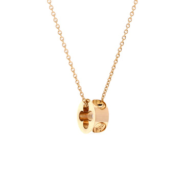 Louis Vuitton Empreinte Pendant Necklace 18K Yellow Gold