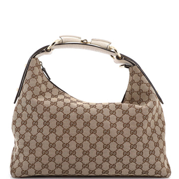 Gucci Horsebit Hobo GG Canvas Medium