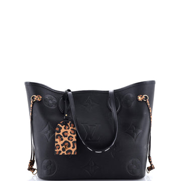 Louis Vuitton Neverfull NM Tote Wild at Heart Monogram Empreinte Giant MM