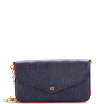 Louis Vuitton Felicie Pochette Monogram Empreinte Leather