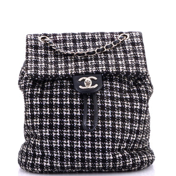 Chanel Urban Spirit Backpack Quilted Tweed Large