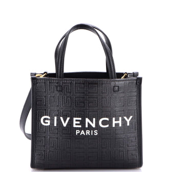 Givenchy G-Tote 4G Embossed Coated Canvas Mini