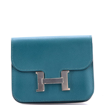 Hermes Constance Slim Wallet Evercolor