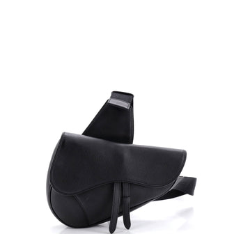 Christian Dior Saddle Crossbody Bag Leather