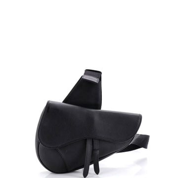 Christian Dior Saddle Crossbody Bag Leather