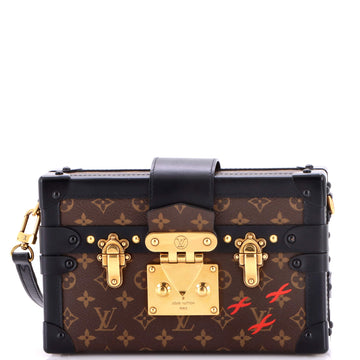 Louis Vuitton Petite Malle Handbag Monogram Canvas