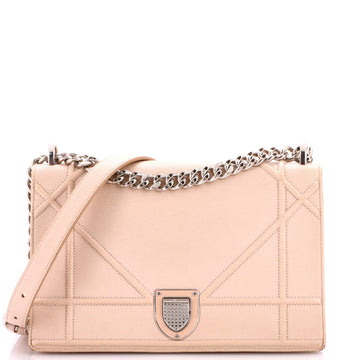Christian Dior Diorama Flap Bag Grained Calfskin Medium