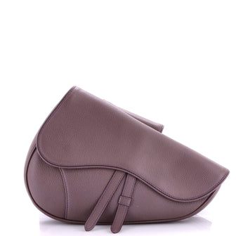 Christian Dior Saddle Crossbody Bag Leather