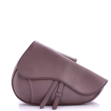 Christian Dior Saddle Crossbody Bag Leather