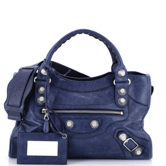 Balenciaga City Giant Studs Bag Leather Medium