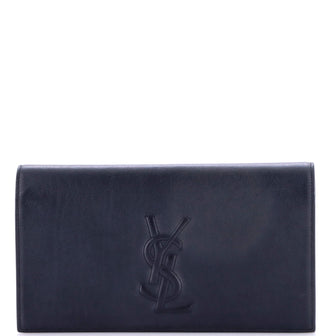 Saint Laurent Belle de Jour Clutch Leather Large