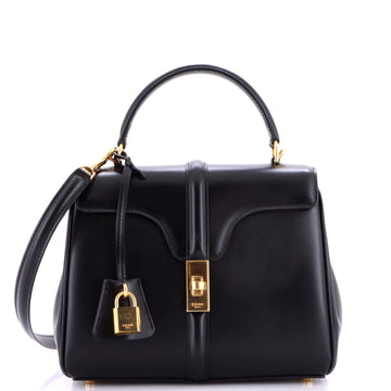Celine 16 Top Handle Bag Smooth Calfskin Small