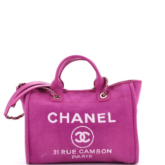 Chanel Deauville NM Tote Mixed Fibers Medium