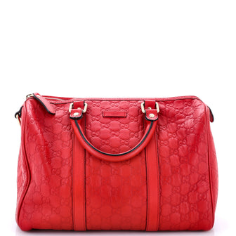 Gucci Joy Boston Bag Guccissima Leather Medium