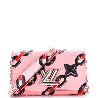 Louis Vuitton Twist Chain Wallet Limited Edition Print Epi Leather