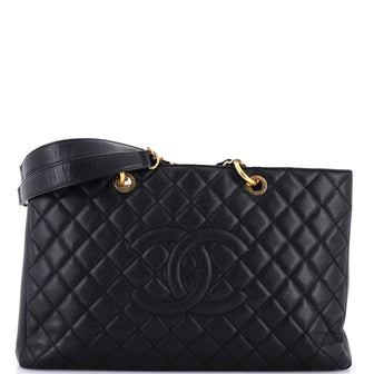 Chanel Grand Shopping Tote Quilted Caviar XXL