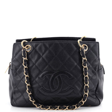 Chanel Petite Timeless Tote Quilted Caviar