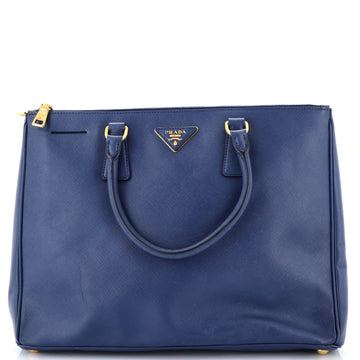 Prada Double Zip Lux Tote Saffiano Leather Large