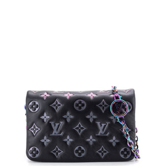 Louis Vuitton Coussin Pochette Monogram Embossed Lambskin