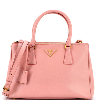 Prada Galleria Double Zip Tote Saffiano Leather Medium