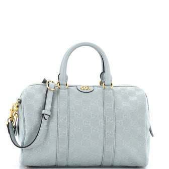 Gucci Ophidia Convertible Boston Bag GG Canvas Medium