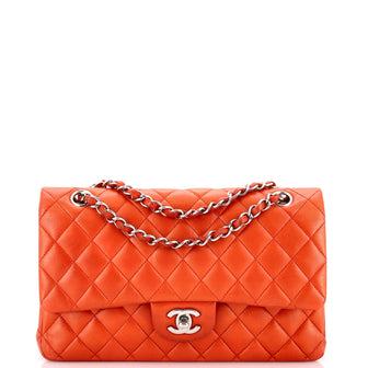 Chanel Classic Double Flap Bag Quilted Lambskin Medium