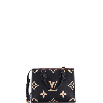 Louis Vuitton OnTheGo Tote Bicolor Monogram Empreinte Giant PM