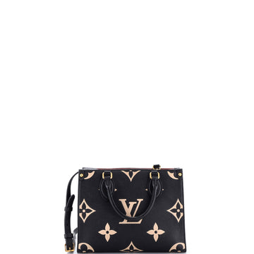Louis Vuitton OnTheGo Tote Bicolor Monogram Empreinte Giant PM