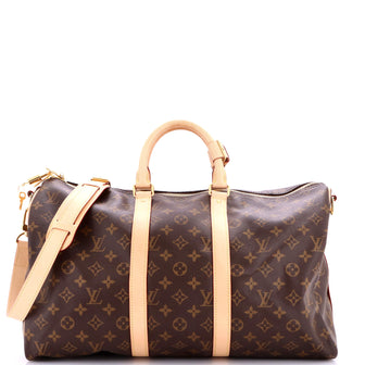 Louis Vuitton Keepall Bandouliere Bag Monogram Canvas 45
