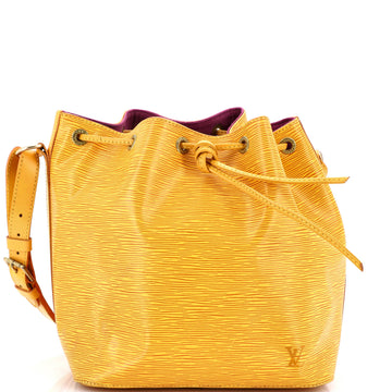 Louis Vuitton Petit Noe Handbag Epi Leather