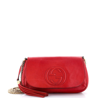 Gucci Soho Chain Crossbody Bag Leather Medium