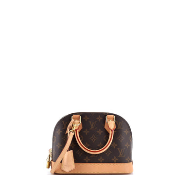 Louis Vuitton Alma Handbag Monogram Canvas BB