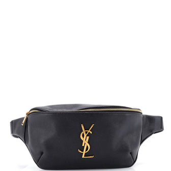 Saint Laurent Classic Monogram Belt Bag Leather