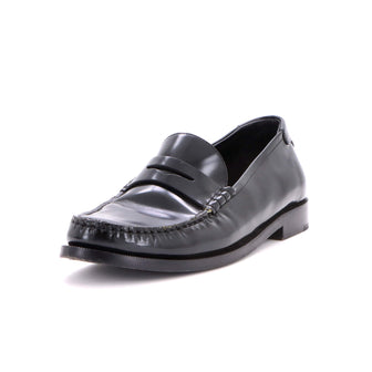 Saint Laurent Women's Le Monogram Penny Loafers Leather