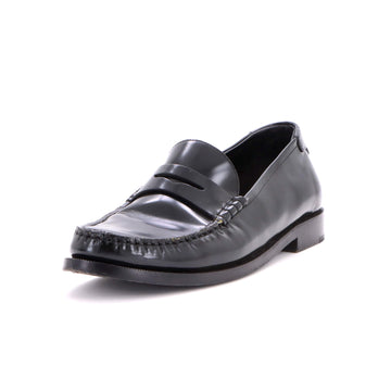 Saint Laurent Women's Le Monogram Penny Loafers Leather