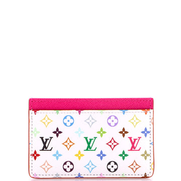 Louis Vuitton x Takashi Murakami Card Holder Monogram Multicolor with Leather