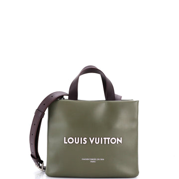 Louis Vuitton Shopper Tote Leather Mini