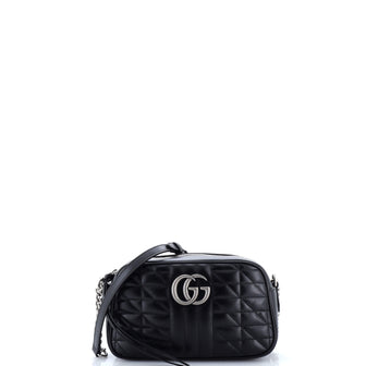 Gucci GG Marmont Shoulder Bag Mixed Matelasse Leather Small