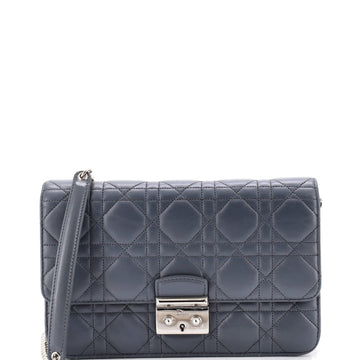 Christian Dior Miss Dior Promenade Pouch Cannage Quilt Lambskin Large