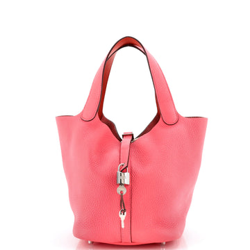 Hermes Eclat Picotin Lock Bag Clemence MM