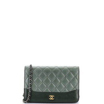 Chanel Gabrielle Wallet on Chain Quilted Aged Calfskin