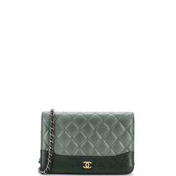 Chanel Gabrielle Wallet on Chain Quilted Aged Calfskin