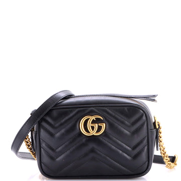 Gucci GG Marmont Shoulder Bag Matelasse Leather Mini